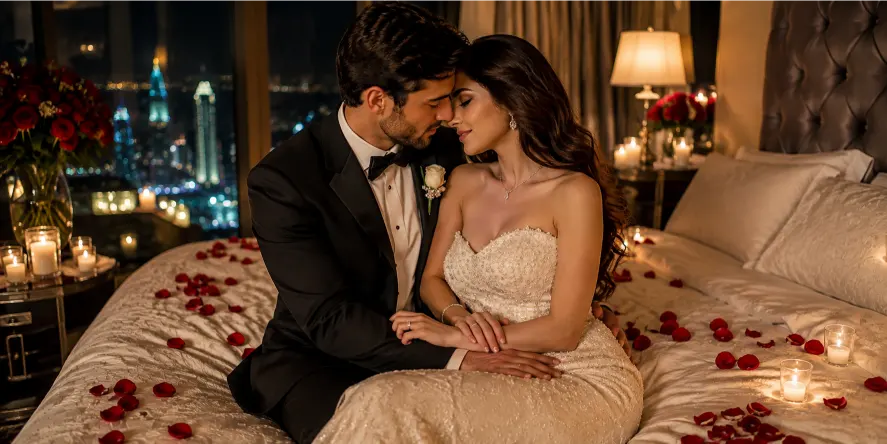 First Night Wife Captions   